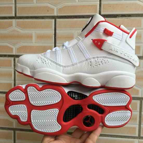 Nike Air Jordan Six Rings Men Shoes Red White